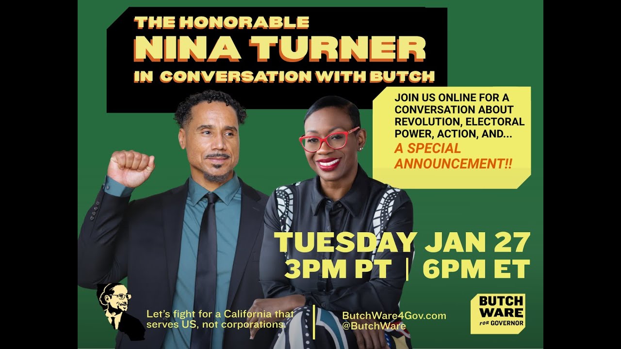 The Honorable Nina Turner in Conversation with Butch Ware