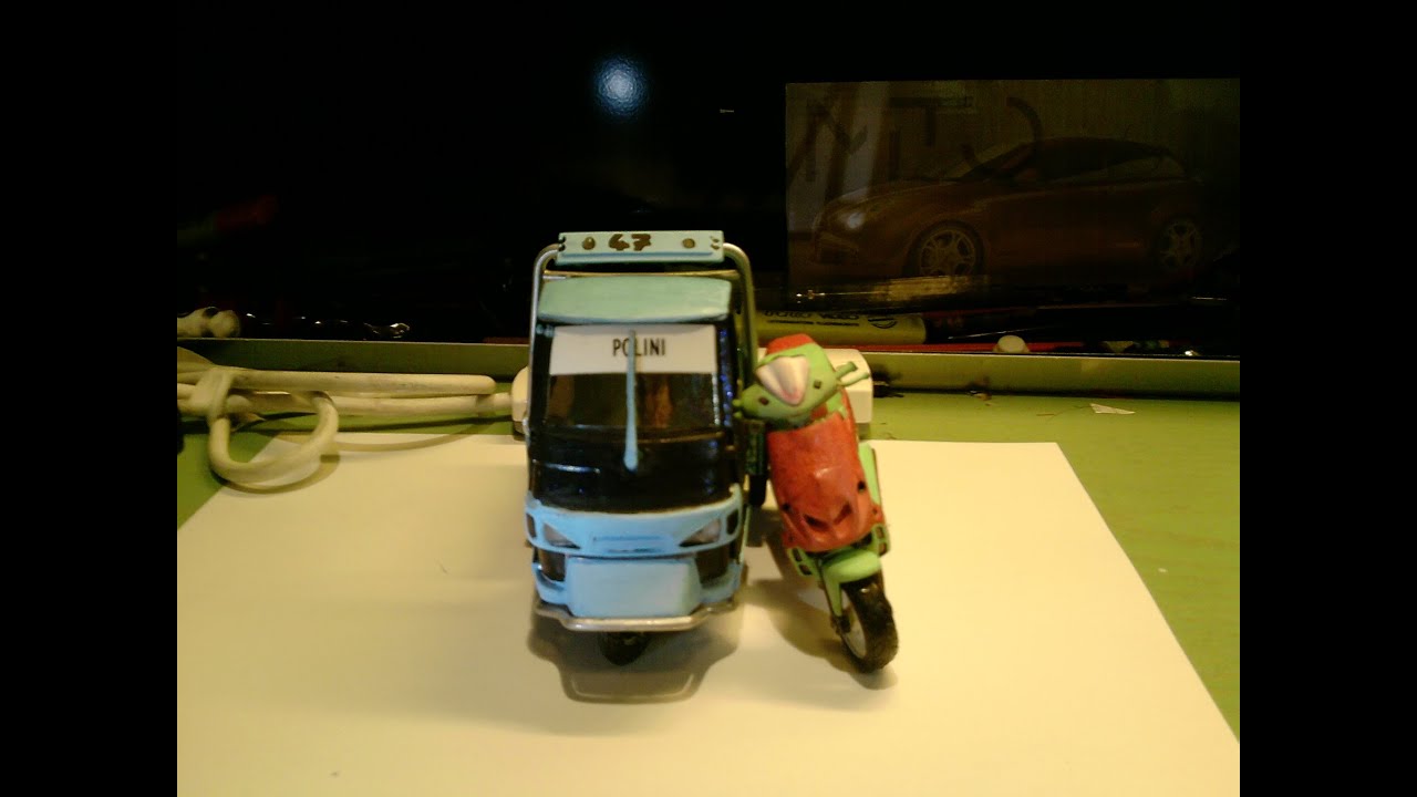 My Piaggio Ape modellino ITALERI tuning story