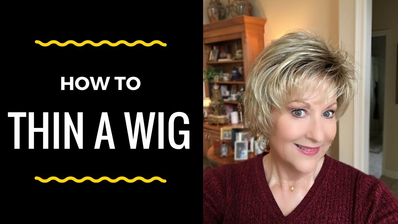 HOW TO Thin A Wig | Raquel Welch Voltage | CRAZY WIG LADY