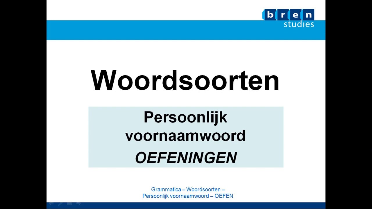 BRENoef NL Gram wrdsrt pers vnw