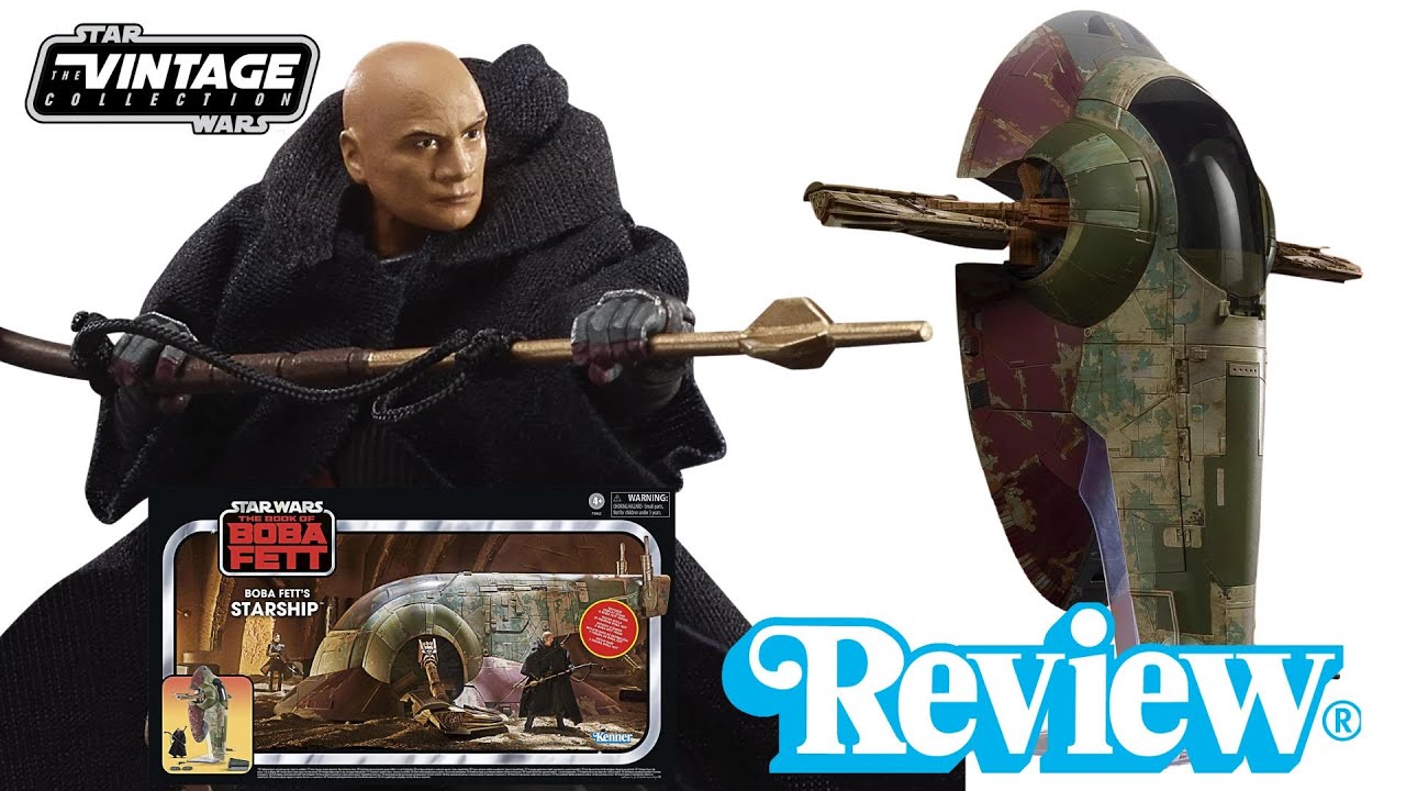 Star Wars The Vintage Collection Boba Fett's Starship (Slave 1) | Book of Boba Fett