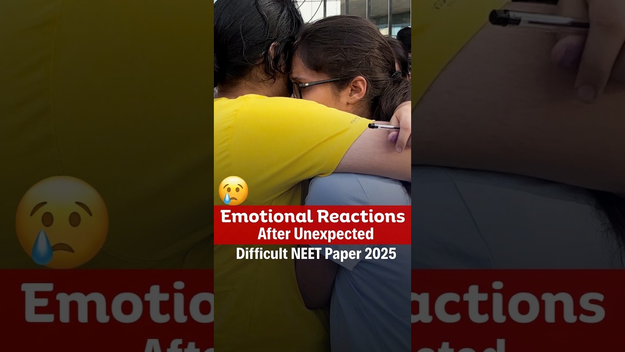 Emotional Reactions After Unexpected Difficult NEET Paper 2025 | #neet2025 #mbbs