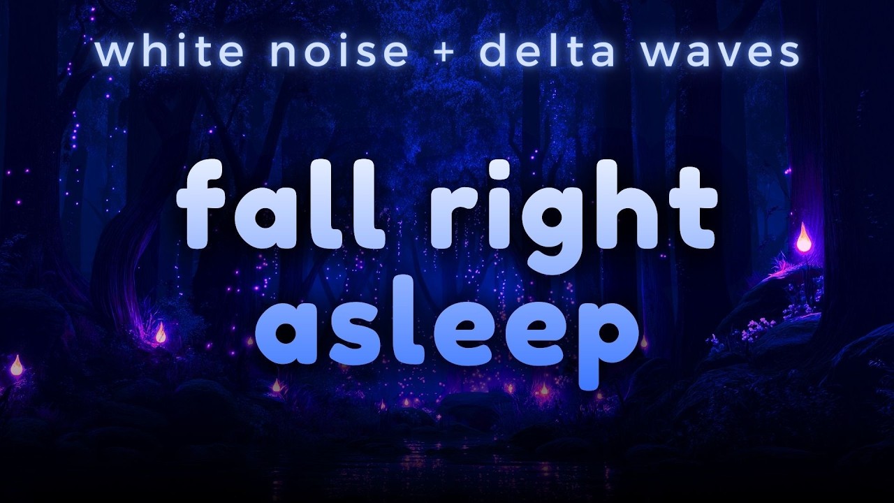 Fall Asleep in Minutes, Guided Sleep Meditation & Hypnosis | Soft Noise & Delta Waves