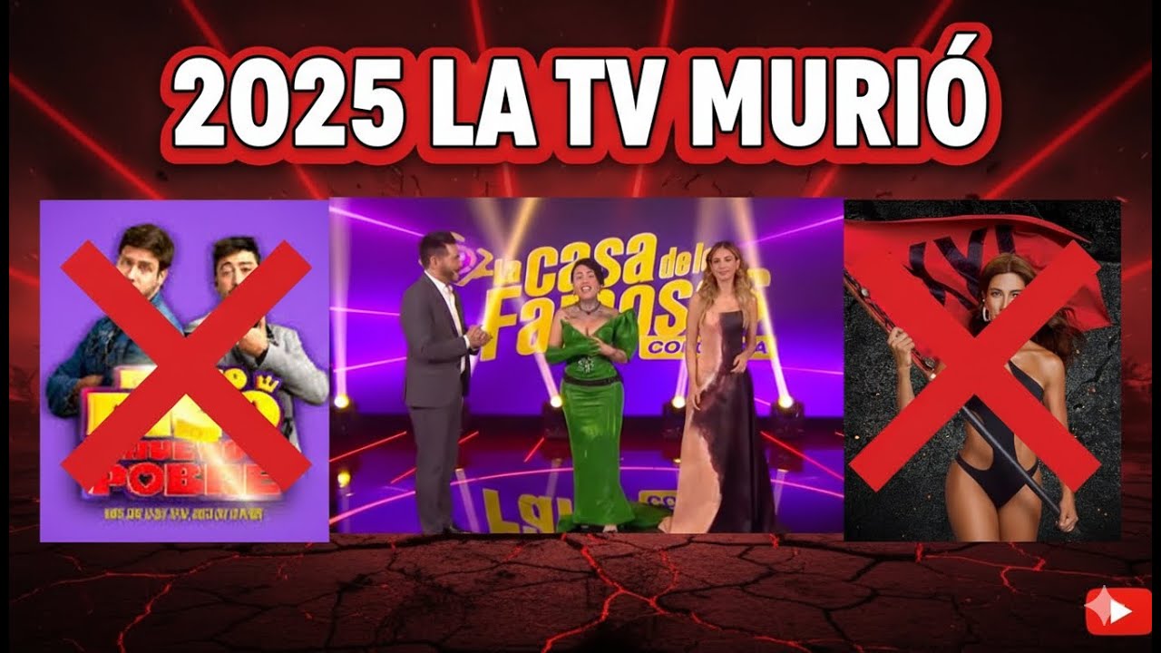 La televisión colombiana en 2025 está muerta: el rating lo confirma