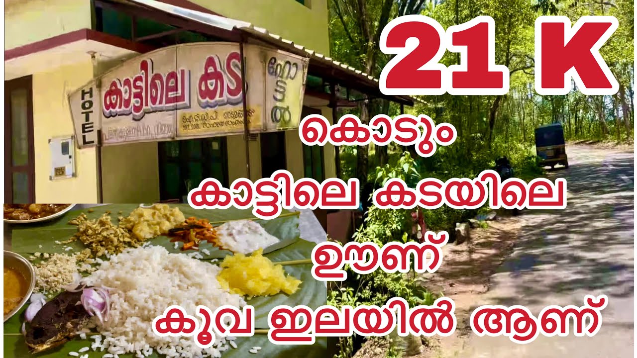 'കാട്ടിലെ കട'🙄കൊടുംകാട്ടിലെ ഈ കടയിൽ ഊണ് കൊടുക്കുന്നത് കൂവ ഇലയിൽ ആണ്#kattilekada #viral #viralvideo