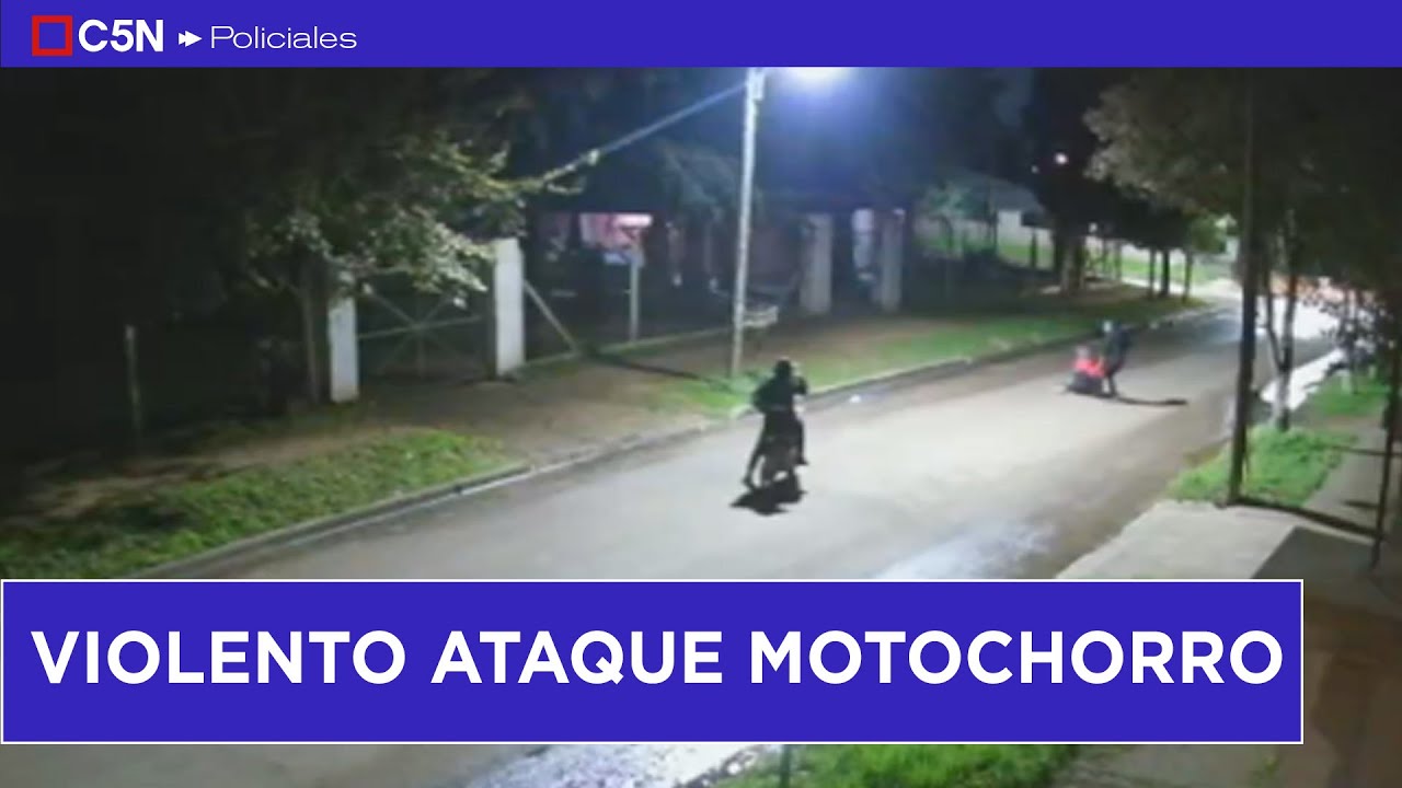 VIOLENTO ROBO de MOTOCHORROS en VIRREY del PIBE: "NO CORRAS PORQUE TE LA VUELO"