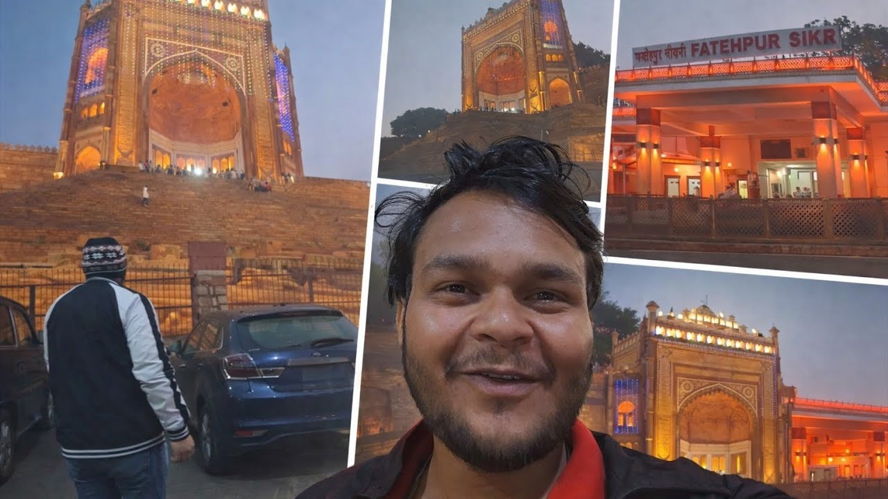 Fatehpur Sikri Night View 😲 || Ye Jagah Dil Jeet Leti Hai ✨ || vishallokx vlog 🥰