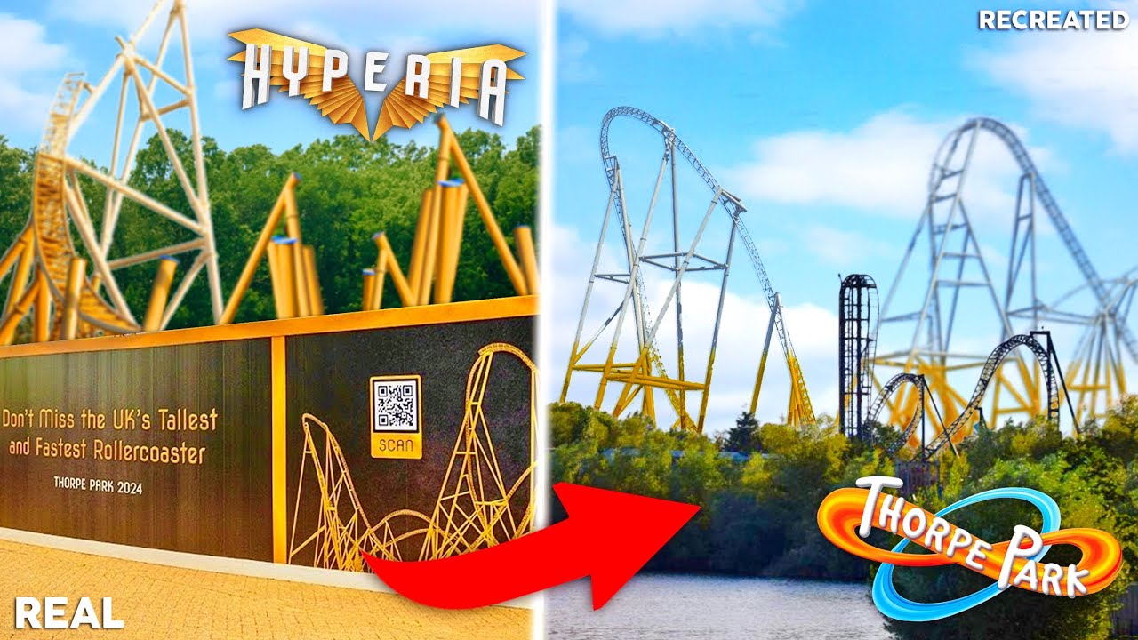 I RECREATED Thorpe Park's NEW COASTER!!