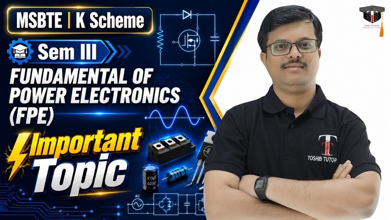 Fundamental of Power Electronics | Sem 3 | EE | K Scheme | MSBTE | Toshib Tutorials
