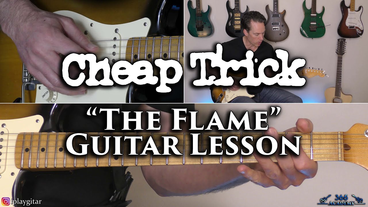 Cheap Trick — урок игры на гитаре Flame
