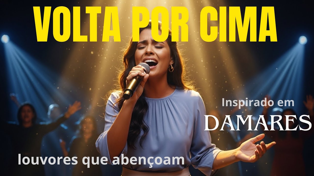 VOLTA POR CIMA🎵LOUVOR inspirado Damares adoração renovo Cristo benção de Deus #abrindooentendimento 