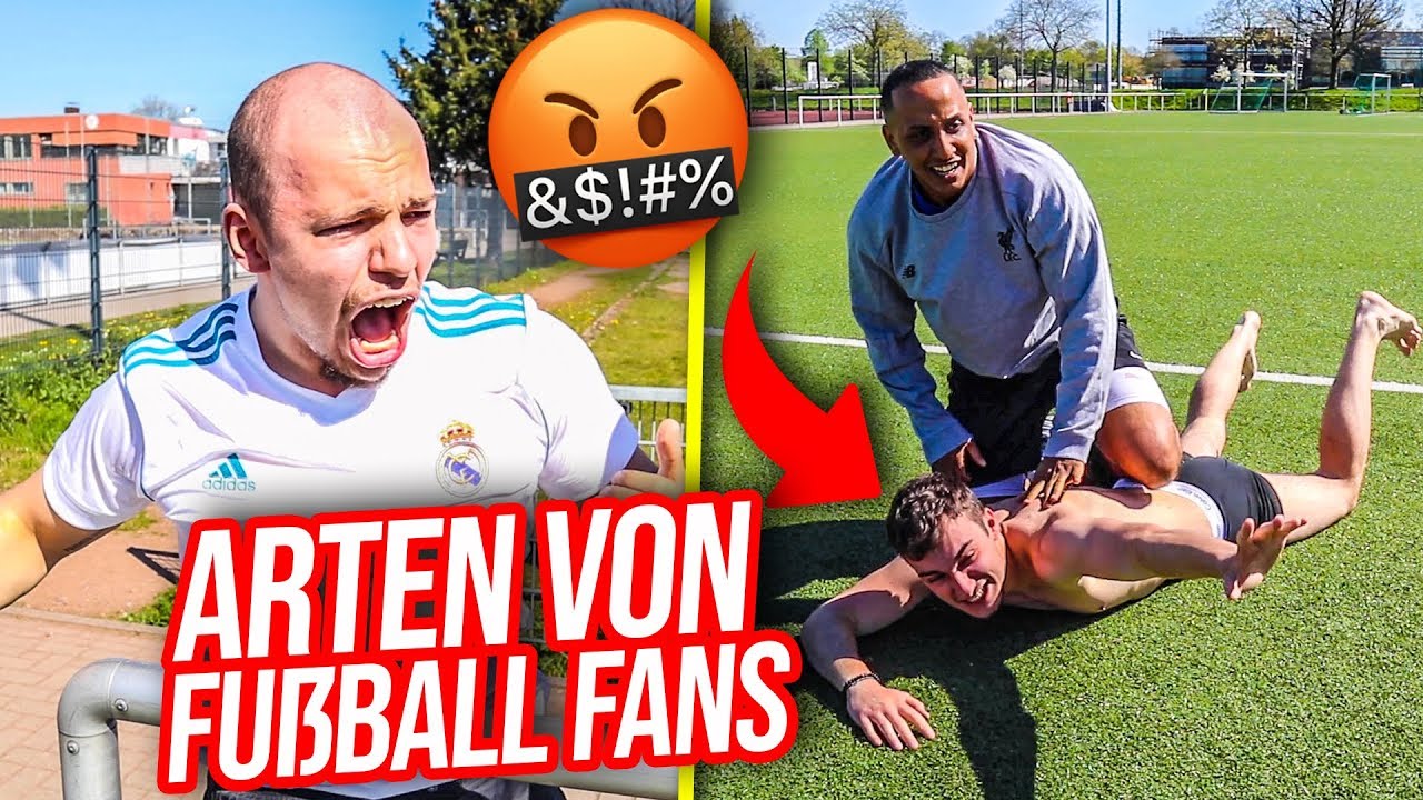 6 ARTEN von FUßBALL FANS