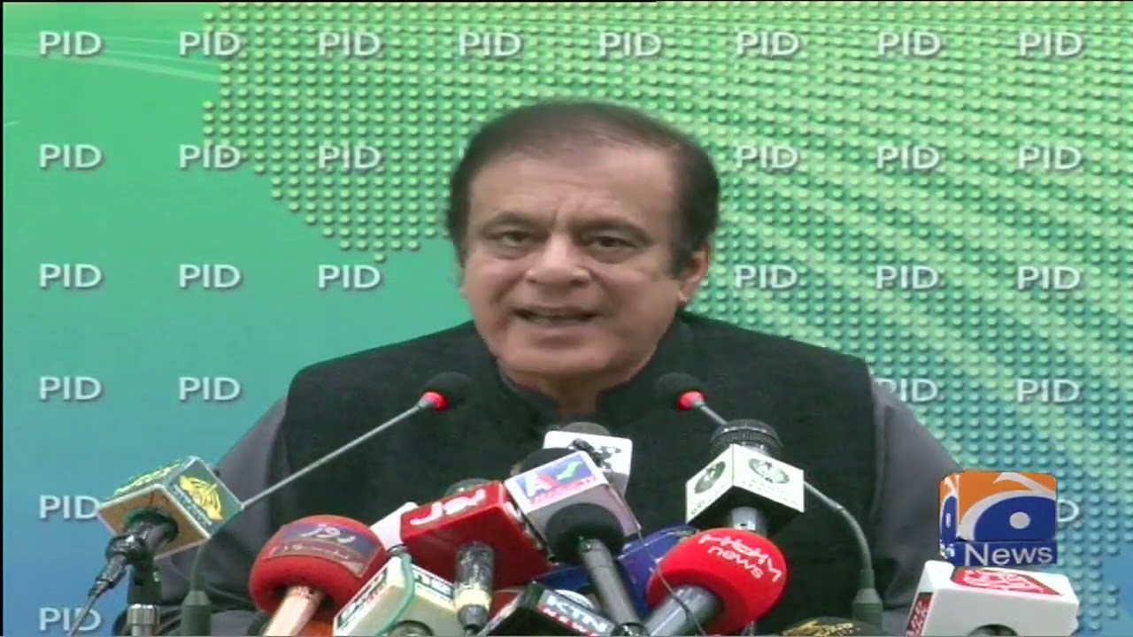 Information Minister Shibli Faraz Press Conference