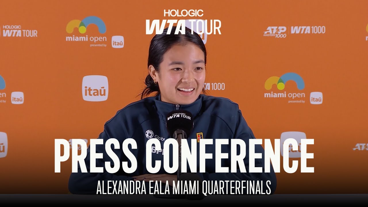 Alexandra Eala Quarterfinal Press Conference | 2025 Miami