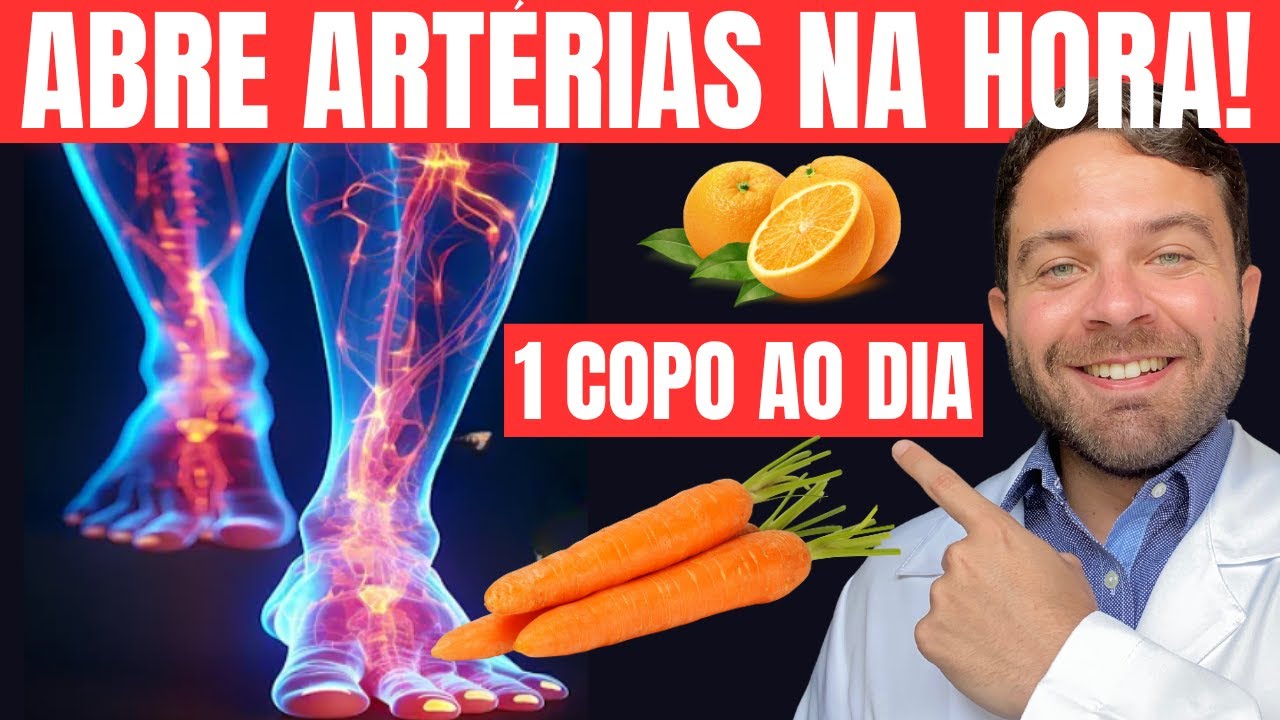 APENAS UM SUCO para COMBATER MÁ CIRCULAÇÃO nas PERNAS e PÉS