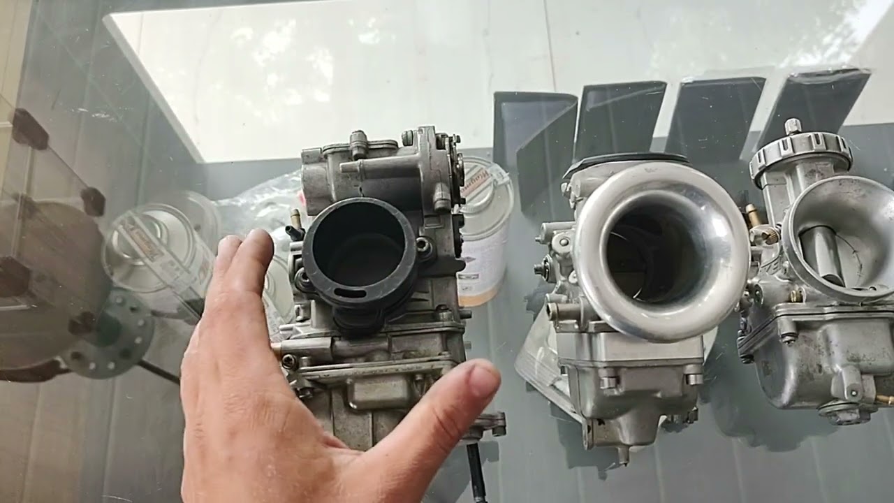 os 3 melhor carburador de arrancada CR flat , Falcon 43 , keihin 40 .