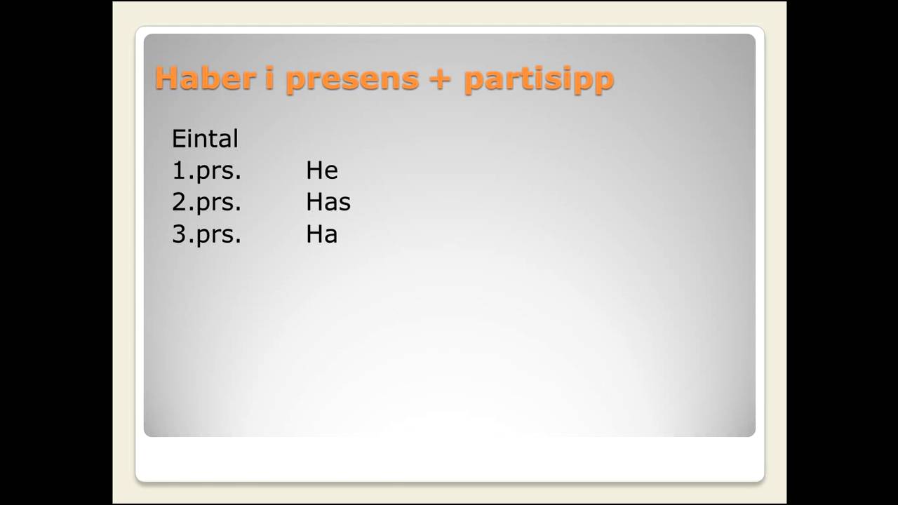 Presens perfektum