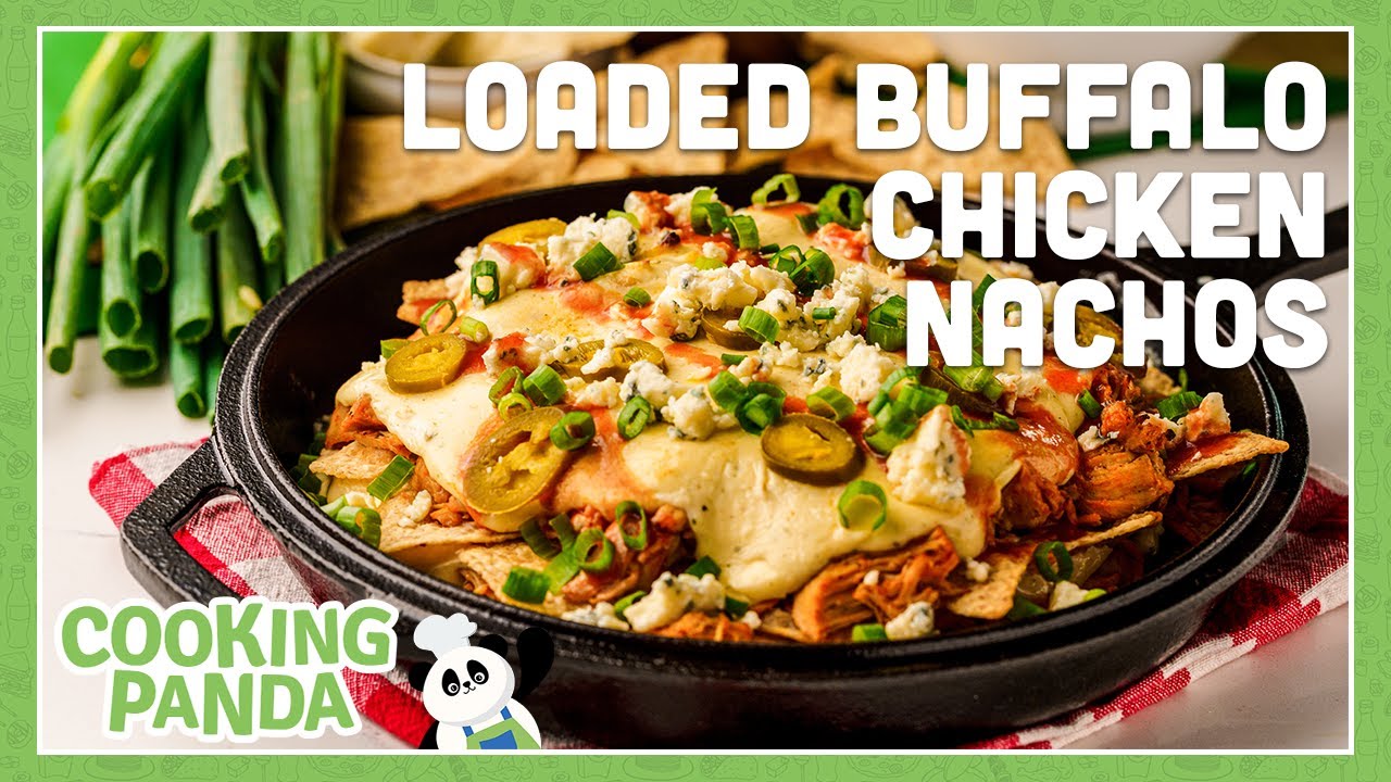 Loaded Buffalo Chicken Nachos [Nacho Recipes]