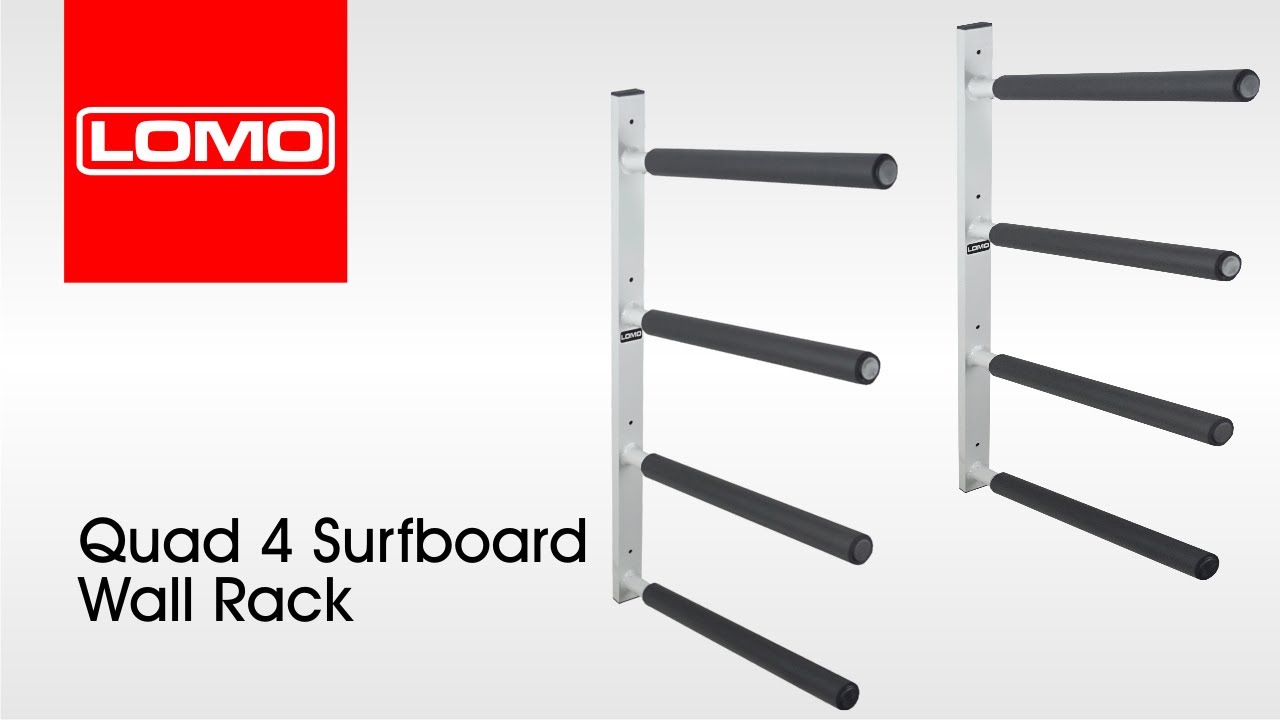 Lomo Quad 4 Surfboard Wall Rack