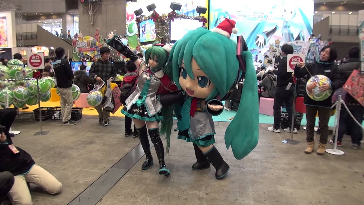 【ｼﾞｬﾝﾌﾟﾌｪｽﾀ】SEGAﾌﾞｰｽにﾐｸﾀﾞﾖｰとﾐｸﾅﾉｰが登場【2014】