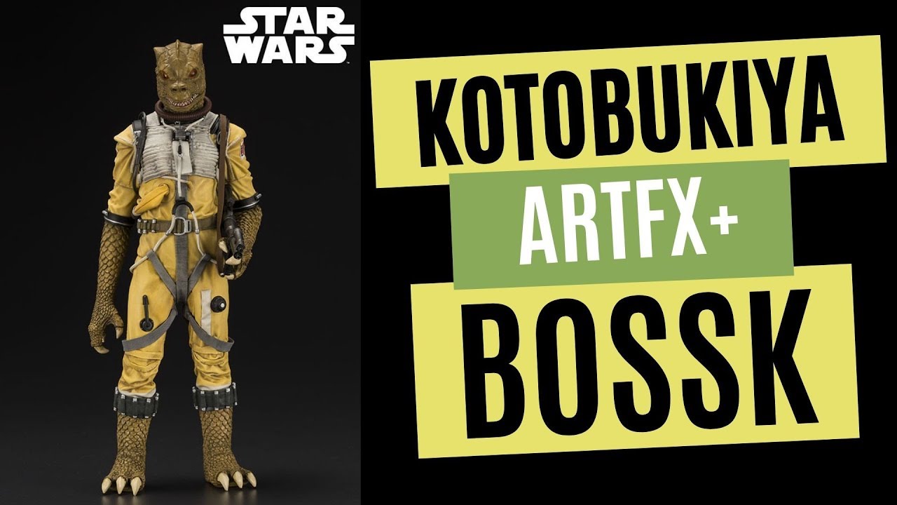 Star Wars Kotobukiya Artfx BOSSK Bounty Hunter 1/10 Scale Statue