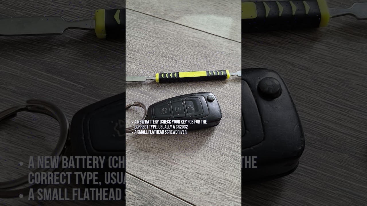 Ford Key Battery Replacement Trick | Quick & Easy DIY Fix! #FordKeyFob #CarHacks #BatteryReplacement