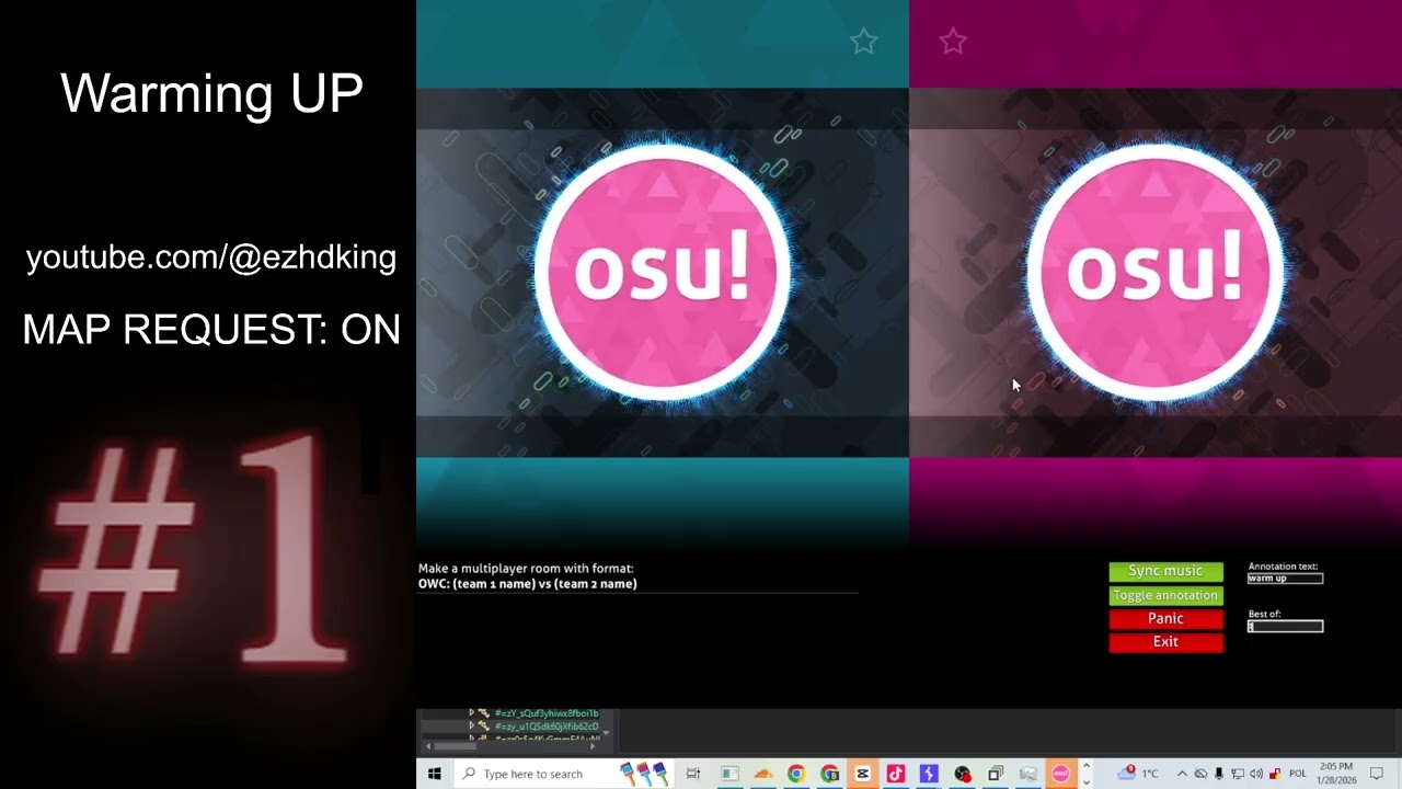 OSU!TOURNAMENT + DRAWINGS CLIENT BYPASS (NO SUPPORTER/ACCESS REQUIRED) BY EZHD KING