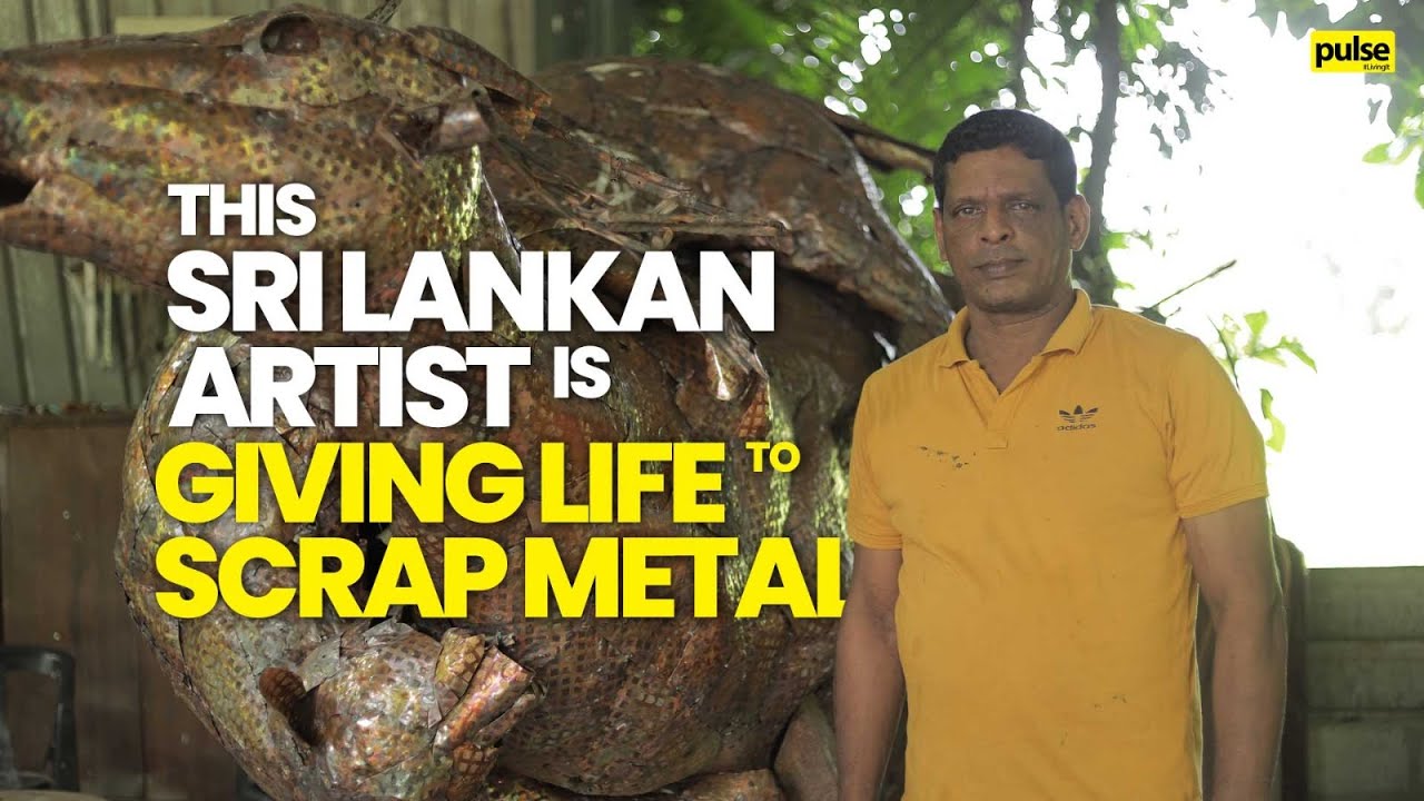 This Sri Lankan Artist Is Giving Life To Scrap Metal
