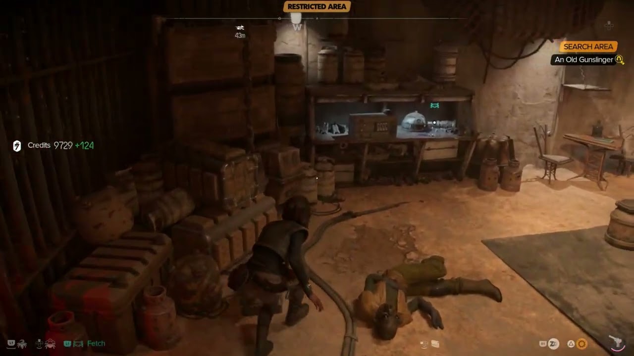 An Old Gunslinger Search Area - Hutt Cartel Storehouse | Star Wars Outlaws