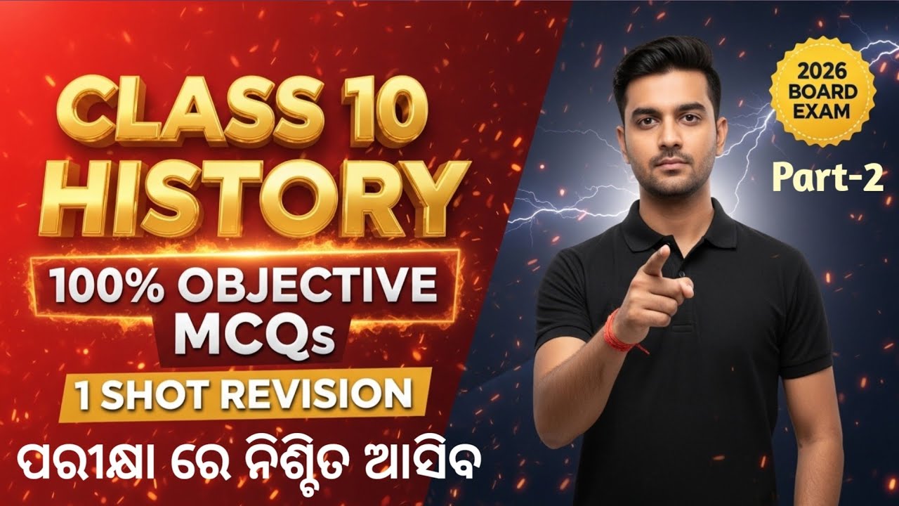 Class 10 History 100% Objective MCQs 2026 | Board Exam One Shot Revision 🔥Part-2