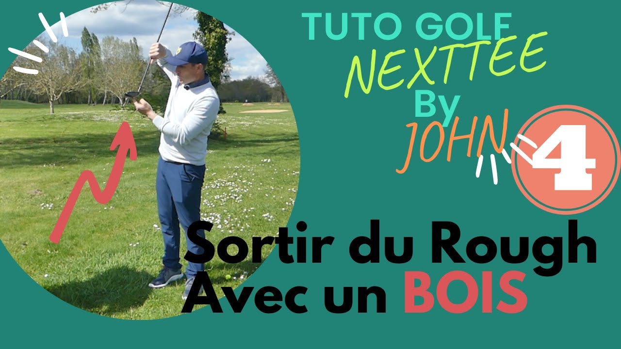 #coursdegolf Comment sortir du rough avec un bois ? Tuto Golf Nexttee By JOHN - #golf #golfswing