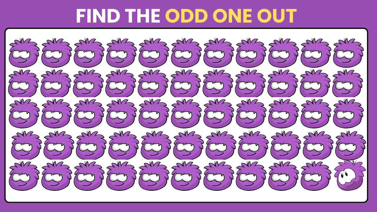 99% Fail This Odd One Out Challenge 😈