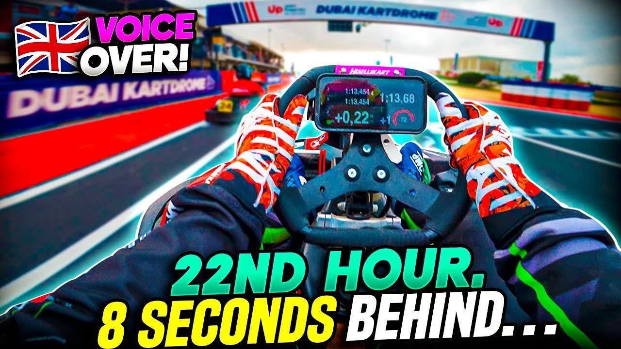 Dubai Kartdrome 24h 2025 POV | Hour 22 & Closing an 8 Second Gap