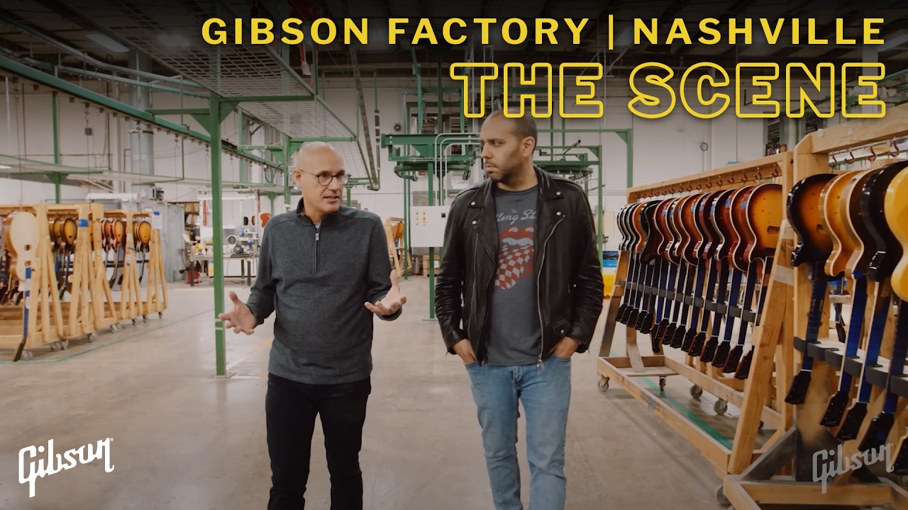Экскурсия по фабрике Gibson с Марком Аньези. Что делает Gibson Gibson?