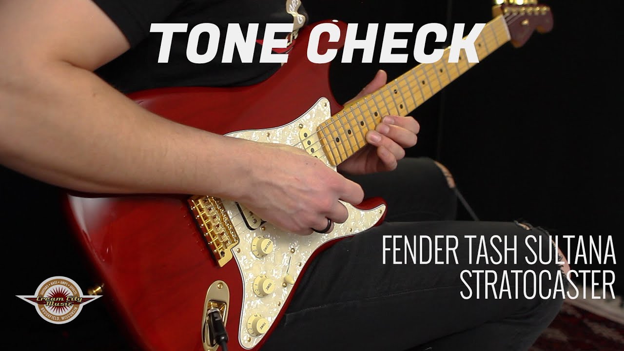 TONE CHECK: Fender Tash Sultana Stratocaster Demo | No Talking