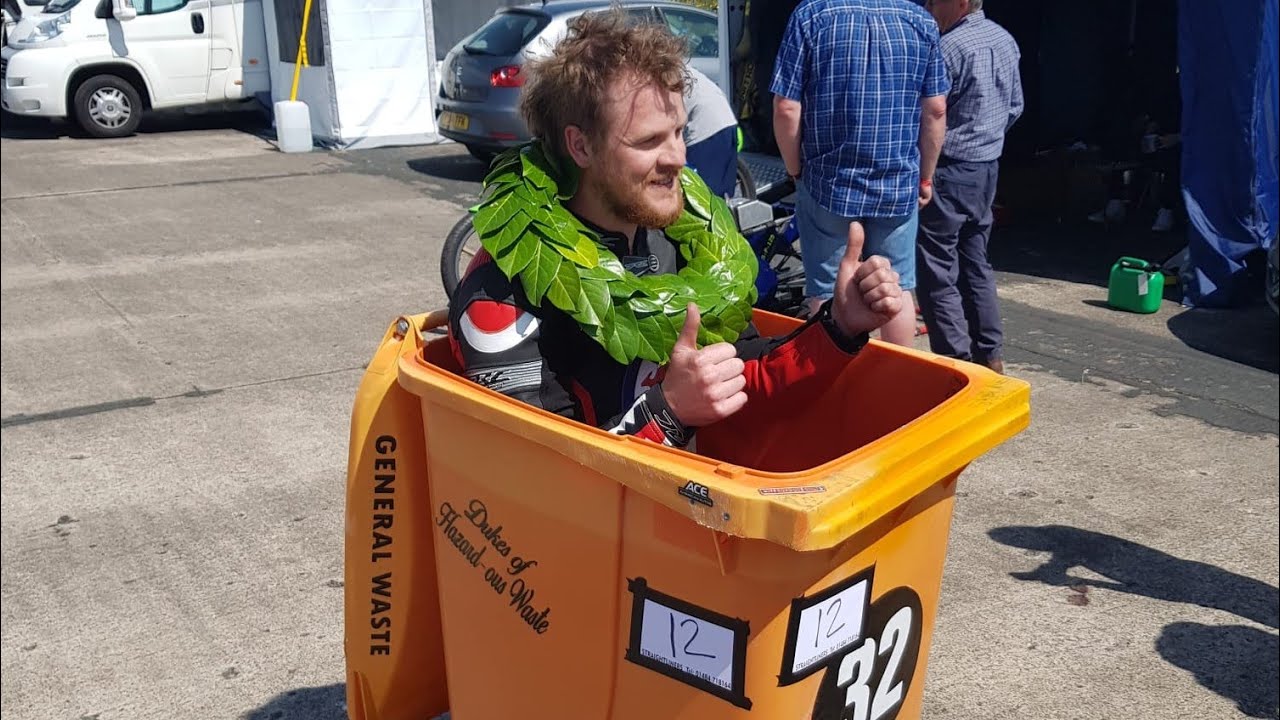 WORLD'S FASTEST WHEELIE BIN on Look North UK TV -  