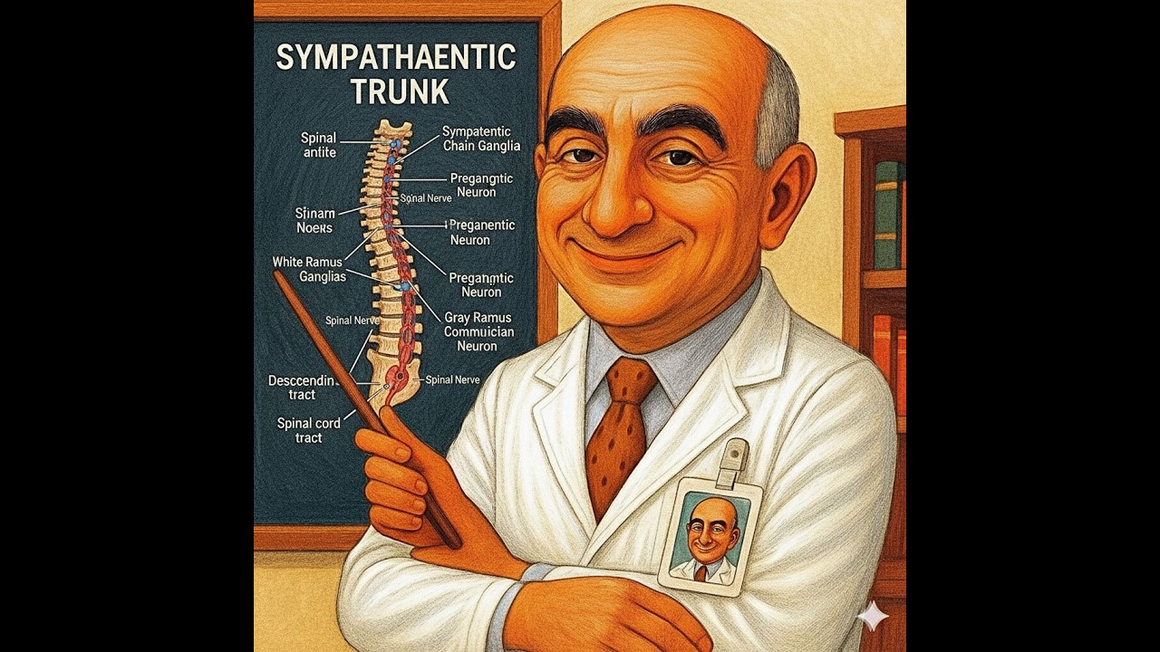 Sympathetic trunk (Part 1) (Cervical & thoracic parts)