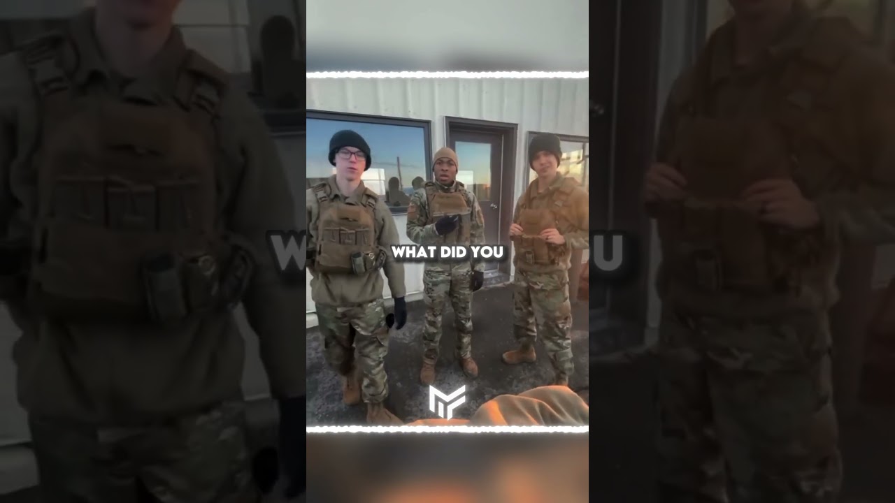 Soldier's defiant Alaska moment 🤯 #shorts