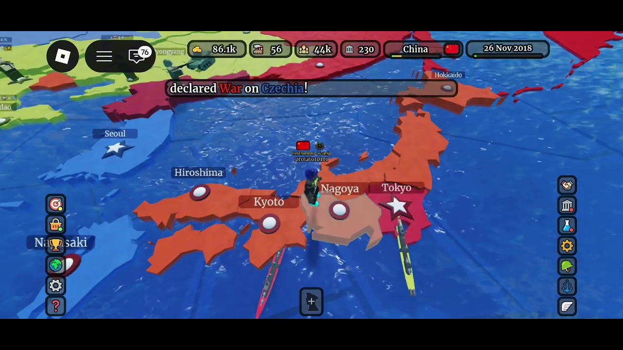 Playing Conquer the World (ty for 5k views on this channel)