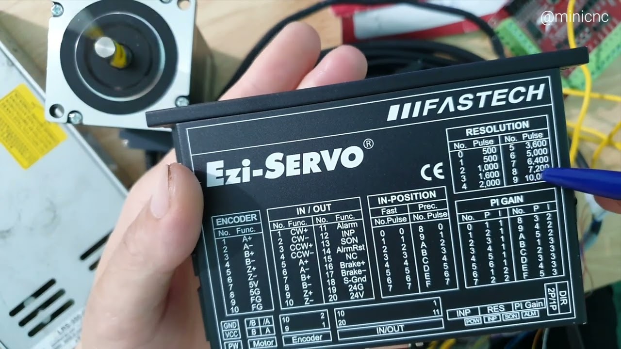Ezi Servo Fastech - Hướng Dẫn Chạy Bộ Động Cơ Ezi 60L A D