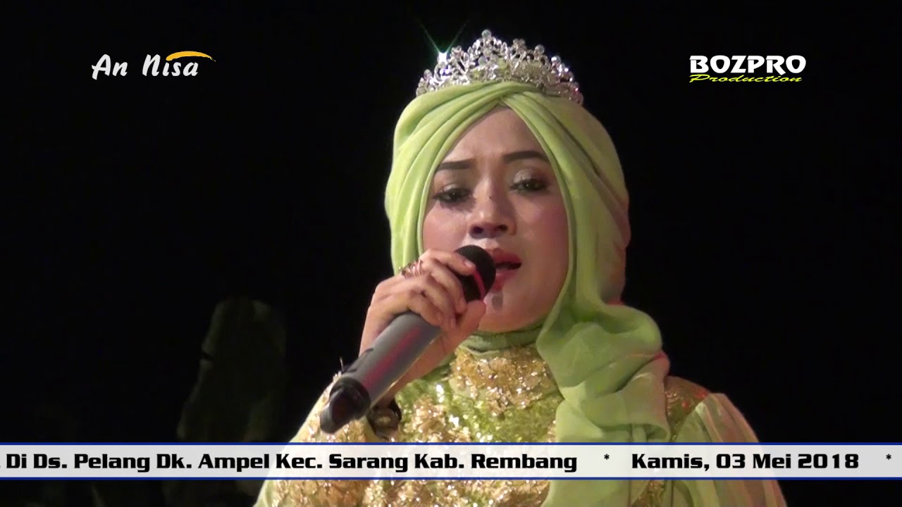 PALESTINA VOC ULFA # AN NISA LIVE SARANG REMBANG 2018