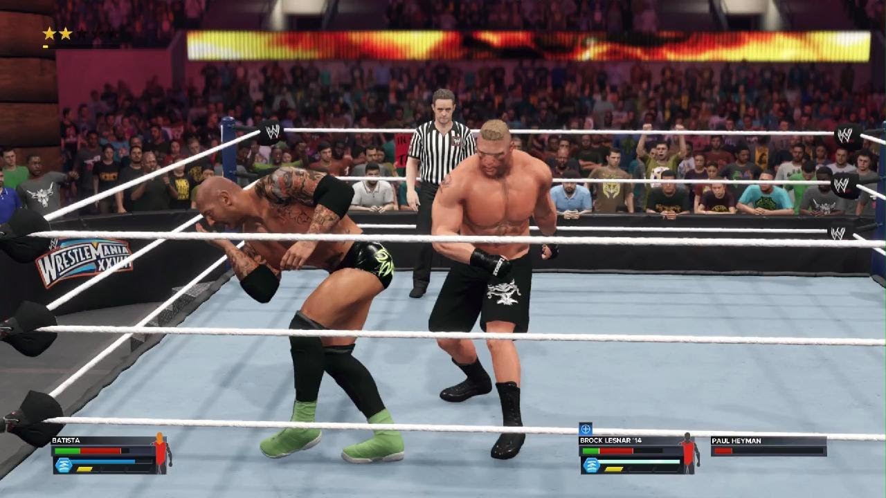 Batista vs. Brock Lesnar