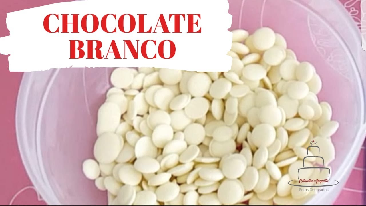 Como derreter  Chocolate Branco cobertura