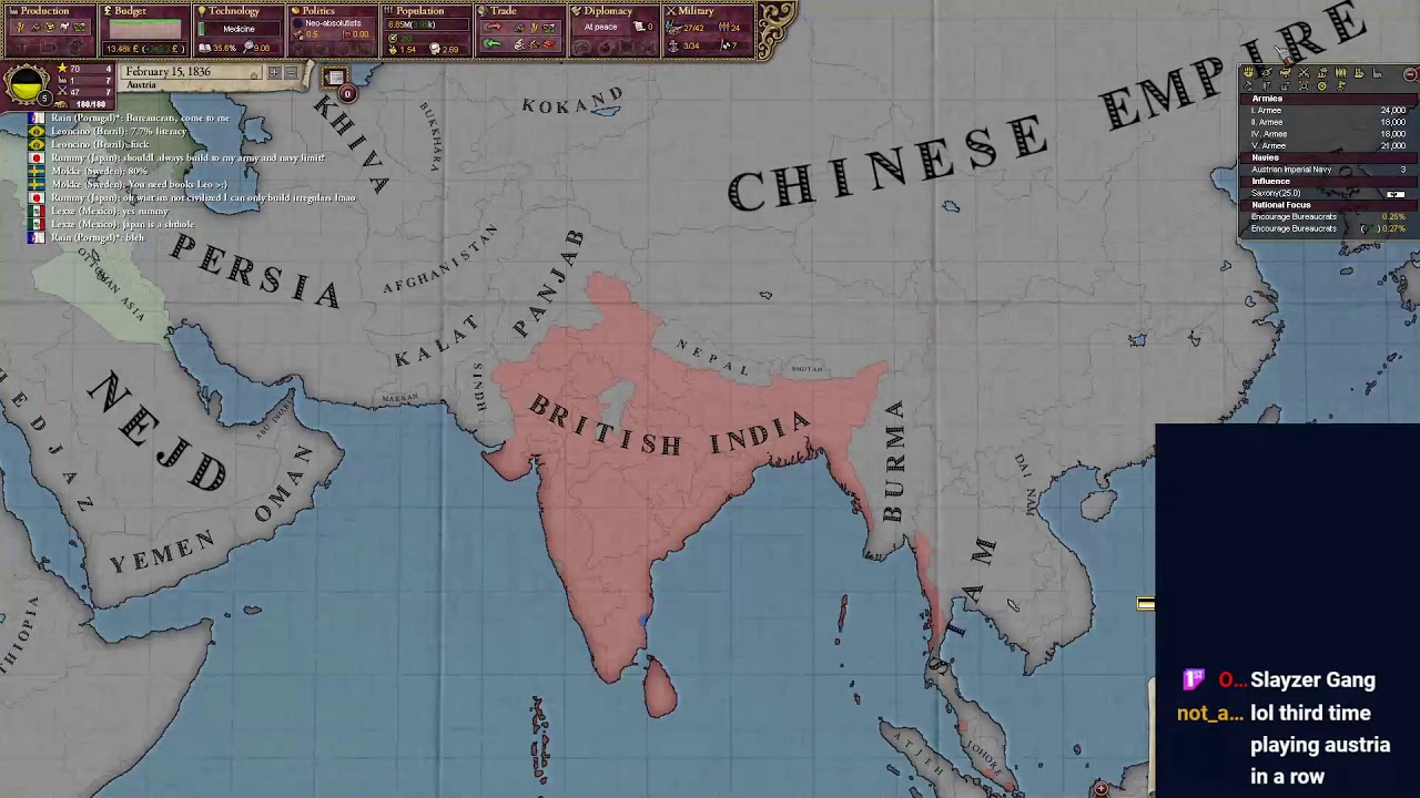 Victoria 2, Gulag Group, Austria session 1