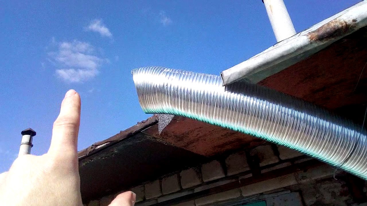 Подключение буржуйки GORCHAK к дымоходу