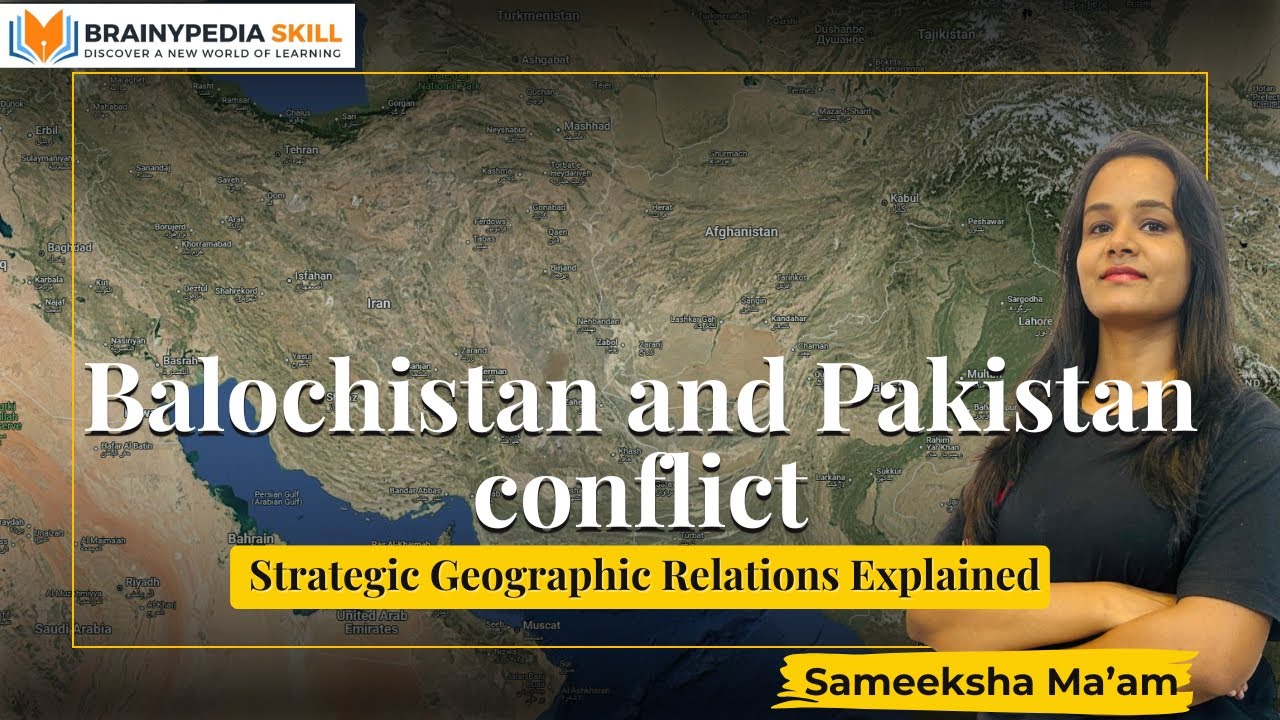 Balochistan and Pakistan conflict #geography #upsc #civilservices
