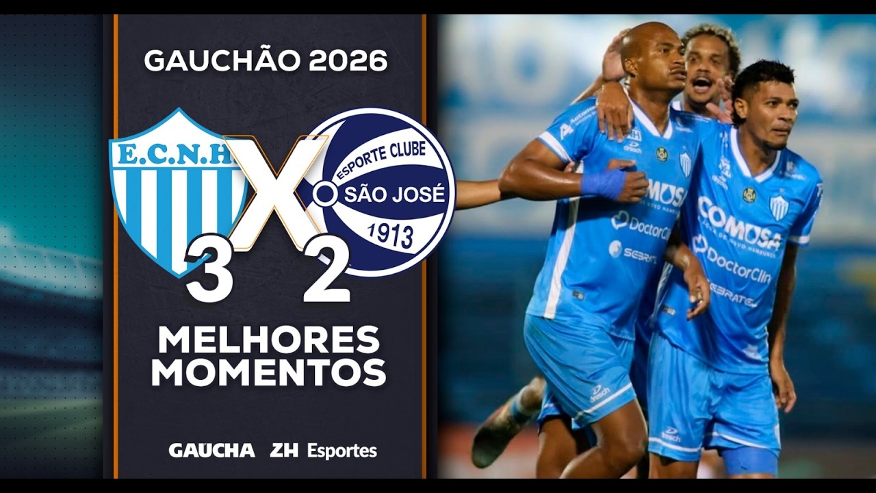 NOVO HAMBURGO 3X2 S&Atilde;O JOS&Eacute; | MELHORES MOMENTOS | TROF&Eacute;U FARROUPILHA | 14/02/2026