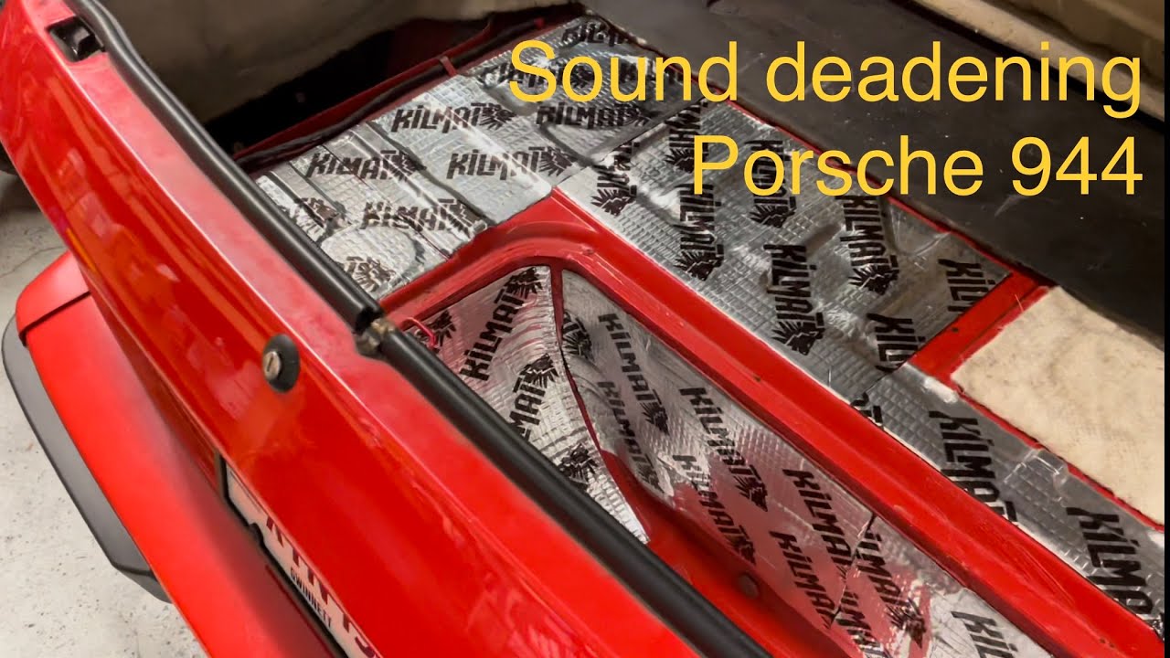 Sound deadening the Porsche 944