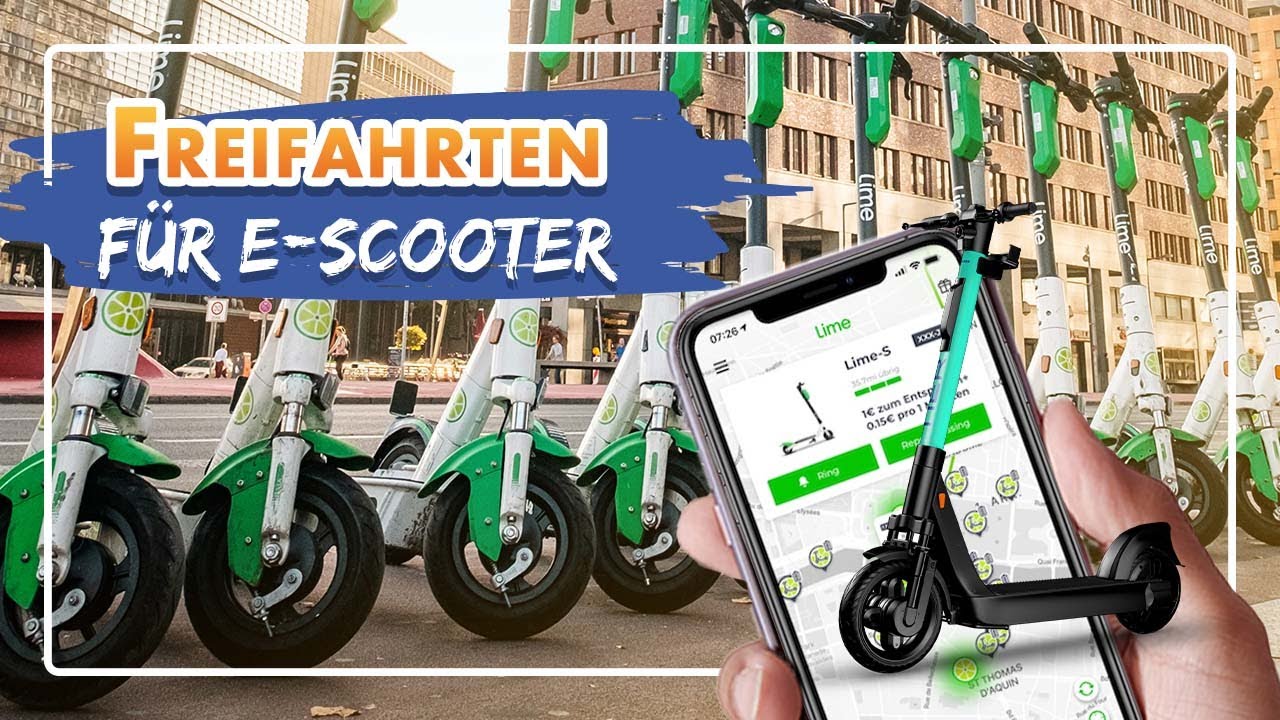 🛴 E-Scooter gratis fahren &ndash; Die besten Gutscheincodes!