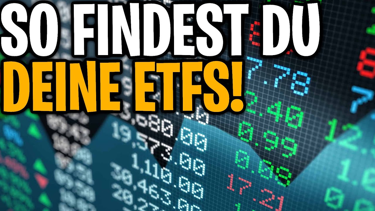 ETF-Suche leicht gemacht: So findest du den perfekten Exchange Traded Fund